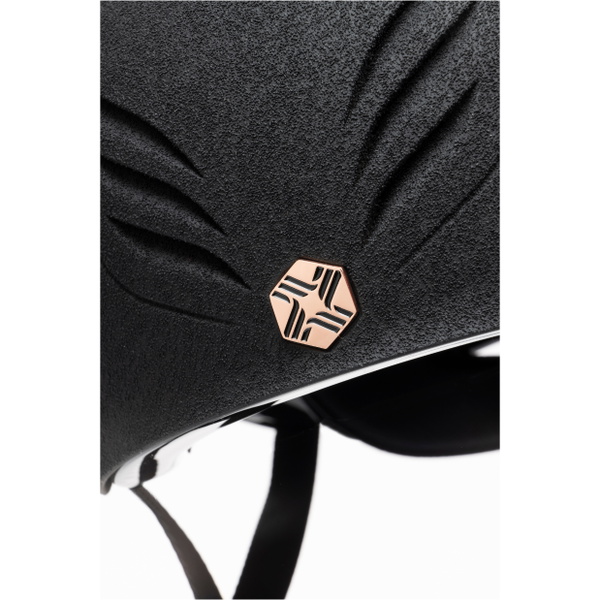 2025 Charles Owen Phoenix Helmet PHXBBRG - Black Rose Gold